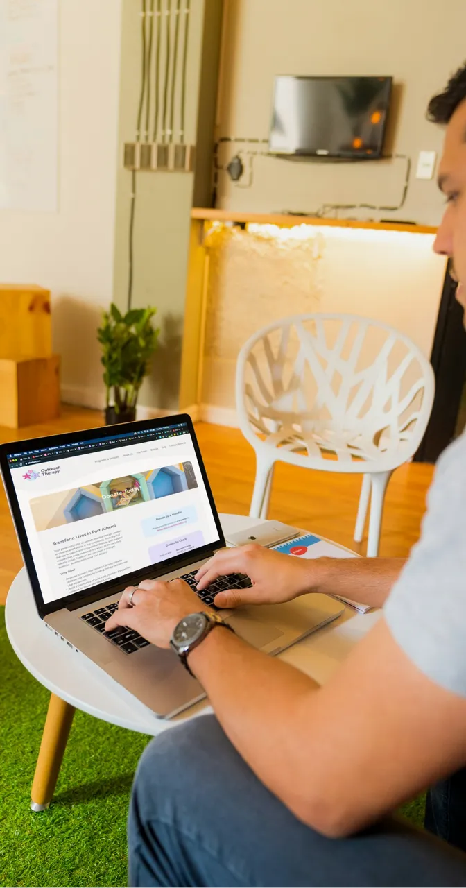 Outreach Therapy on Desktop